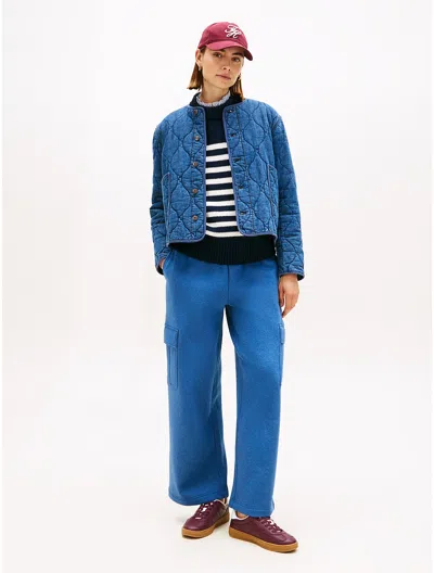 Tommy Hilfiger Tommy Flag Wide In Blue