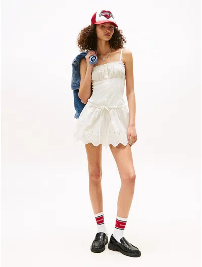 Tommy Hilfiger Tommy Girl Embroidered Eyelet Dress