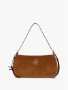 Tommy Hilfiger Tommy Girl Suede Shoulder Bag In Brown