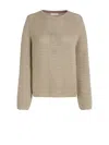 Tommy Hilfiger Pointelle Crochet Jumper In Brown