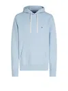 Tommy Hilfiger Flag Terry Hoodie In Blue