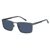 Tommy Hilfiger Rectangle-frame Sunglasses In Blue