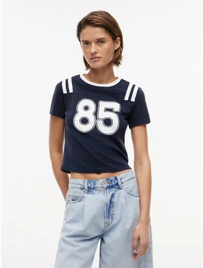 Tommy Hilfiger Tommy Jeans 85 Varsity T In Blue