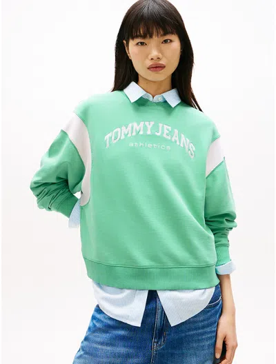 Tommy Hilfiger Tommy Jeans Athletics Boxy Sweatshirt In Multi