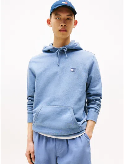 Tommy Hilfiger Tommy Jeans Badge Hoodie In Blue