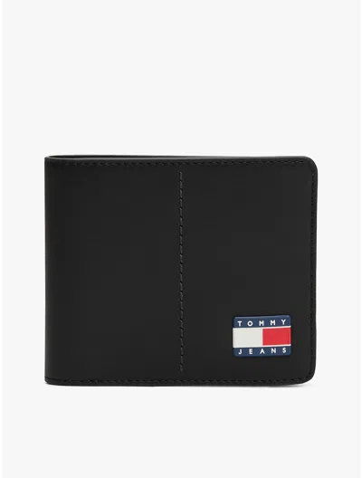 Tommy Hilfiger Tommy Jeans Badge Logo Wallet In Black