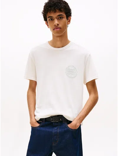 Tommy Hilfiger Tommy Jeans Baseball Logo T In White