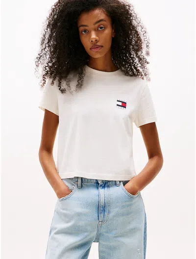 Tommy Hilfiger Tommy Jeans Bold Flag T In White