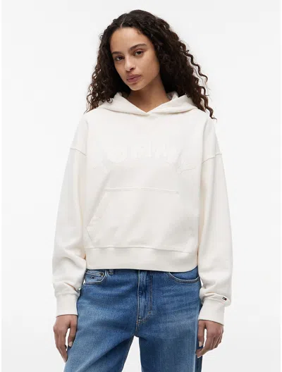 Tommy Hilfiger Tommy Jeans Boxy Fit Garment In White