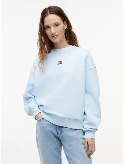 Tommy Hilfiger Tommy Jeans Boxy Fit Sweatshirt In Blue
