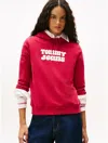 Tommy Hilfiger Tommy Jeans Bubble Letter Logo Hoodie In Blue