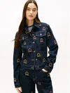 Tommy Hilfiger Tommy Jeans Crest Denim Jacket In Blue