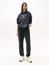 Tommy Hilfiger Tommy Jeans Crest Logo Relaxed Sweatpant In Blue