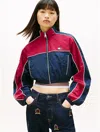 Tommy Hilfiger Tommy Jeans Cropped Windbreaker In Multi