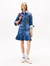 Tommy Hilfiger Tommy Jeans Denim Western Dress In Blue