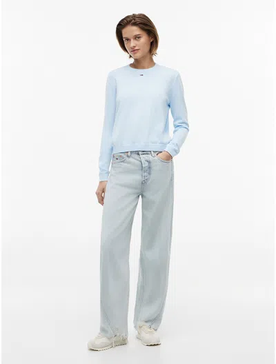 Tommy Hilfiger Tommy Jeans Distressed Barrel Jean In Blue