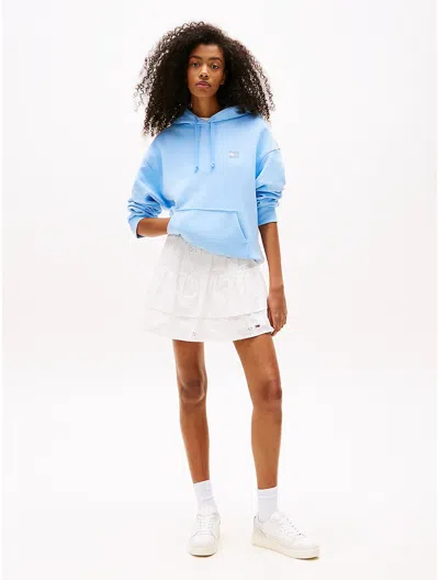 Tommy Hilfiger Tommy Jeans Eyelet Ruffle Mini Skirt