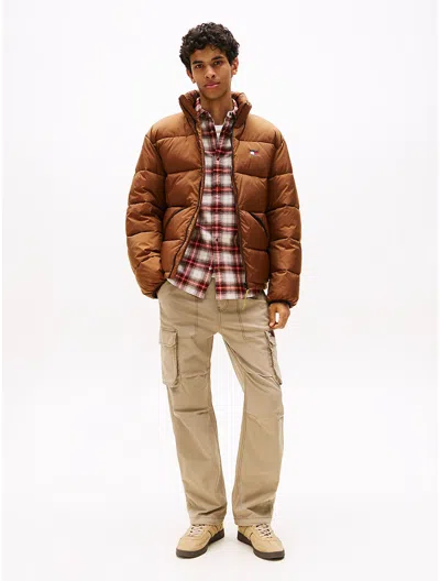 Tommy Hilfiger Tommy Jeans Herringbone Cargo Jogger In Brown