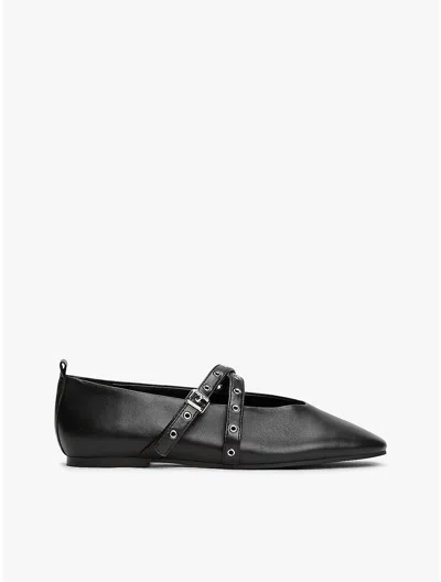 Tommy Hilfiger Tommy Jeans Leather Mary Jane Flat