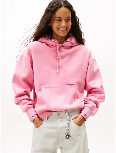 Tommy Hilfiger Tommy Jeans Logo Garment In Pink