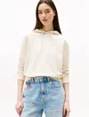 Tommy Hilfiger Tommy Jeans Logo Hoodie In Neutral