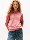 Tommy Hilfiger Tommy Jeans Logo Hoodie In Pink