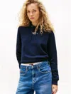Tommy Hilfiger Tommy Jeans Logo Hoodie In Blue