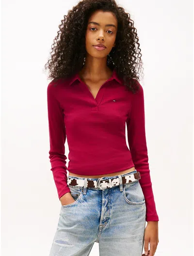 Tommy Hilfiger Tommy Jeans Long In Red