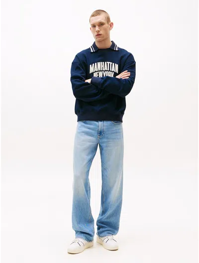 Tommy Hilfiger Tommy Jeans Loose Fit Straight Leg Jean In Blue
