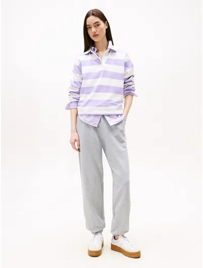 Tommy Hilfiger Tommy Jeans Overdyed Varsity Sweatpant In Gray