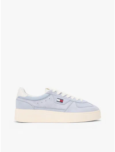 Tommy Hilfiger Tommy Jeans Platform Suede Sneaker In Blue