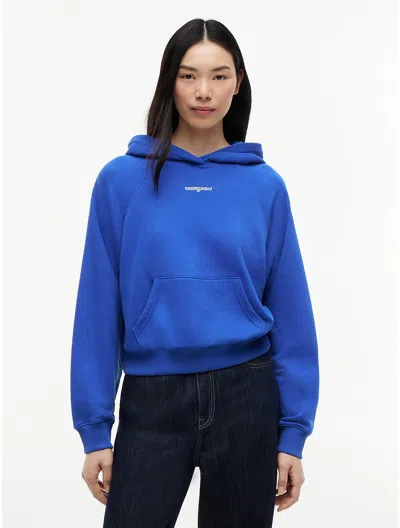 Tommy Hilfiger Tommy Jeans Raglan Hoodie In Blue