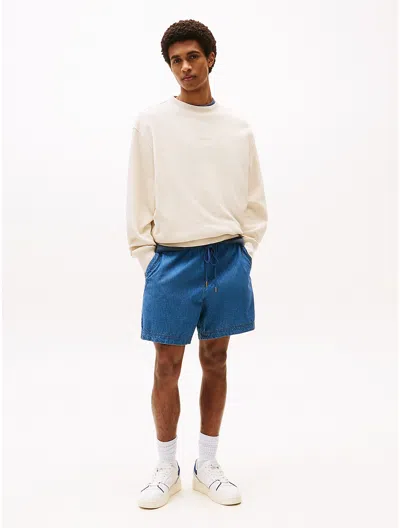 Tommy Hilfiger Tommy Jeans Relaxed Ripstop Beach Short In Blue