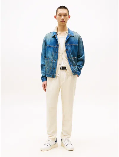 Tommy Hilfiger Tommy Jeans Relaxed Tapered Cord Pant In Pink