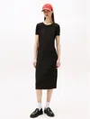 Tommy Hilfiger Tommy Jeans Ribbed Bodycon Midi Dress