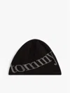 Tommy Hilfiger Tommy Jeans Script Logo Beanie In Black