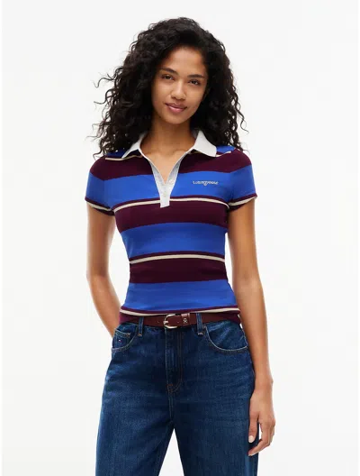 Tommy Hilfiger Tommy Jeans Slim Fit Rib In Blue