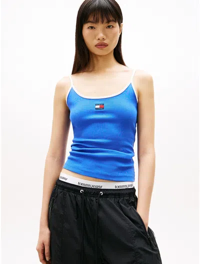 Tommy Hilfiger Tommy Jeans Slim Rib In Blue