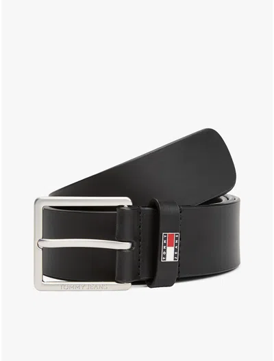 Tommy Hilfiger Tommy Jeans Square Buckle Leather Belt