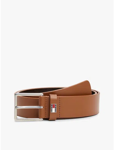 Tommy Hilfiger Tommy Jeans Square Buckle Leather Belt