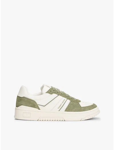 Tommy Hilfiger Tommy Jeans Suede Cupsole Sneaker In Multi