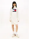 Tommy Hilfiger Tommy Jeans Turtleneck Sweater Dress In Neutral
