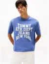 Tommy Hilfiger Tommy Jeans Varsity Logo T In Blue