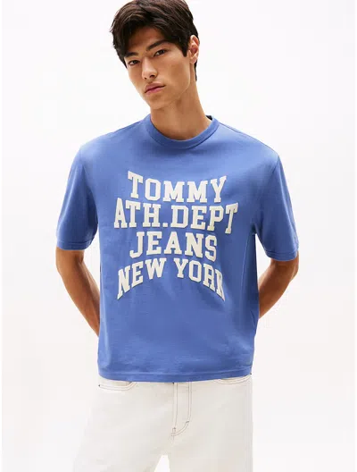Tommy Hilfiger Tommy Jeans Varsity Logo T In Blue