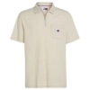 TOMMY HILFIGER TOMMY JEANS ZIP WAFFLE POLO
