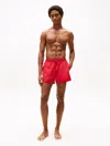 Tommy Hilfiger Tommy Logo 5" Swim Trunk In Medium Red
