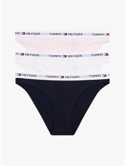 Tommy Hilfiger Tommy Logo Bikini Panty 3 In Multi