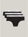Tommy Hilfiger Tommy Logo Bikini Shorty 3 In Black / Black / Black