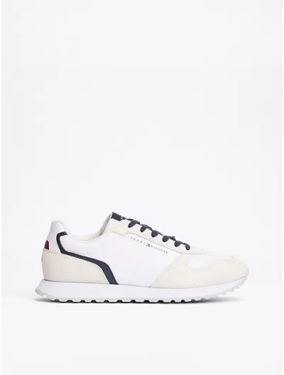 Tommy Hilfiger Tommy Logo Cleated Runner Sneaker In White