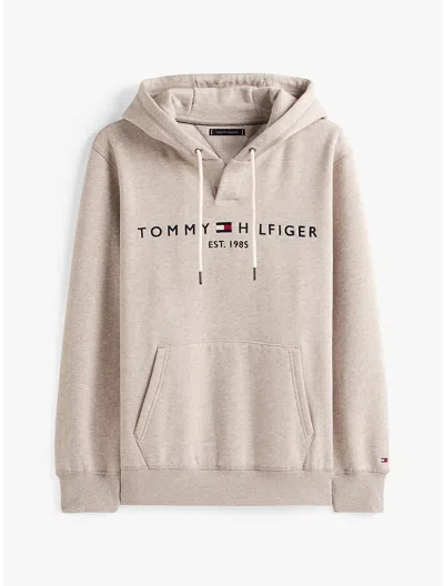 Tommy Hilfiger Tommy Logo Hoodie In Neutral